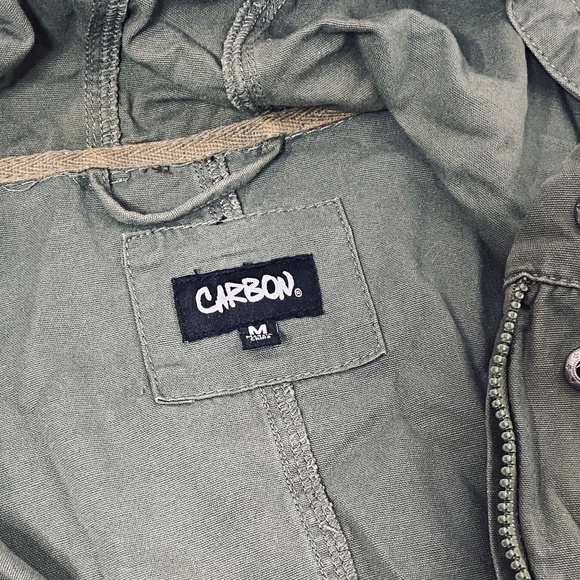 Men’s Cargo Style Jacket| Green - Picture 6 of 6